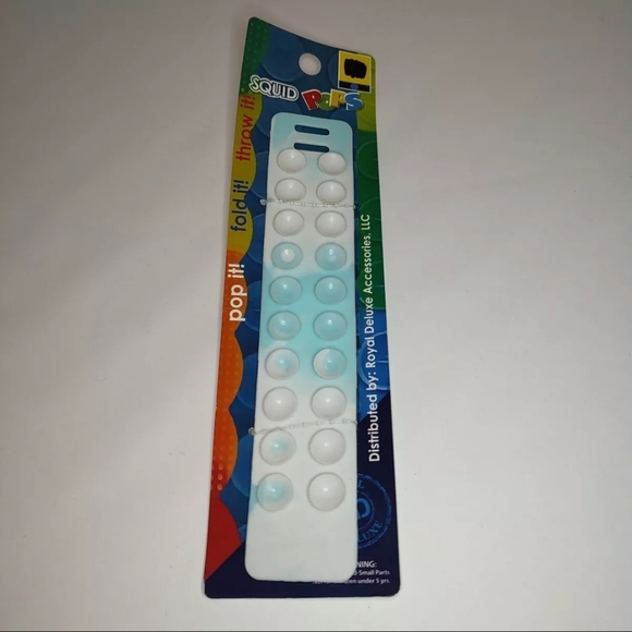 Lot of 3 Royal Deluxe Accessories, LLC Squid Pops Toy Fidget Push Fold Throw Fun - Picture 3 of 11